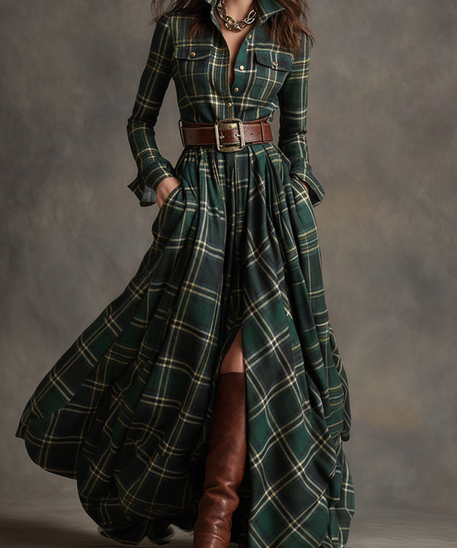 Scarlett | Belted Shirt Dress
