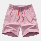 Flamingo Print Button Up Shirt & Swim Shorts