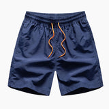 Brushstroke Print Button Up Shirt & Swim Shorts