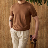 Everyday Cotton Blend Knit T-Shirt