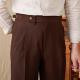 Camogli Seersucker Pleated Bermudas