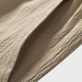 Wrinkle Textured Straight Leg Pants