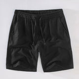 Geometric Jacquard Cuban Shirt & Linen Drawstring Shorts