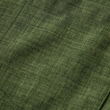 Short Sleeve Stand Collar Shirt & Straight Leg Linen Pants