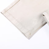 Elastic Waist Straight Leg Trousers