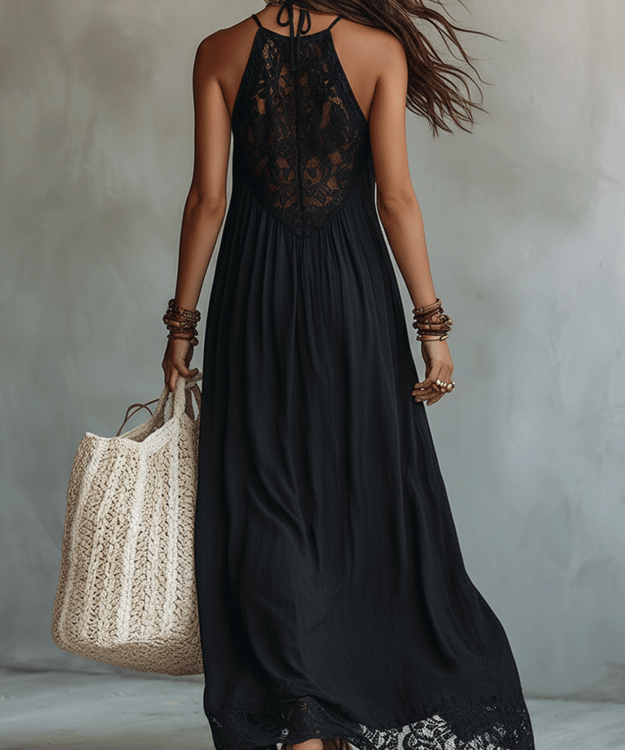 Eleanor — Draped Maxi Dress
