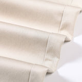 Elastic Waist Straight Leg Trousers