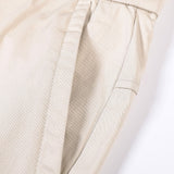 Elastic Waist Straight Leg Trousers