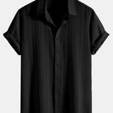 Textured Button Up Shirt