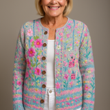 LENA | ELEGANT VEST MET BLOEMENPRINT