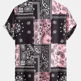 Paisley Print Button Up Shirt #Random pattern design# & Swim Shorts