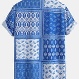 Paisley Border Button Up Shirt