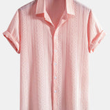 Textured Button Up Shirt