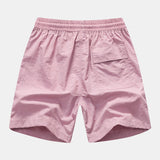 Flamingo Print Button Up Shirt & Swim Shorts