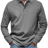 LUXURY LONG-SLEEVED POLO SHIRT