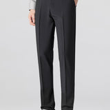 Geometric Knit V Neck Polo Shirt & Slim Fit Tapered Trousers