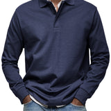 LUXURY LONG-SLEEVED POLO SHIRT