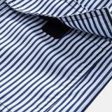 Palm Tree Print Button Up Shirt & Stripe Print Swim Shorts