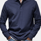 LUXURY LONG-SLEEVED POLO SHIRT