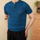 Navajo Cotton Blend Henley T-Shirt