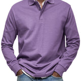 LUXURY LONG-SLEEVED POLO SHIRT