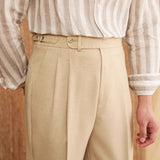 Bruno Straight Fit High Waisted Trousers