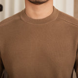 Alpina Wool Blend Long Sleeve Ribbed Jumper