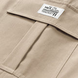 3 Pieces Solid Color Cargo Drawstring Shorts