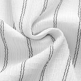 Stripe Textured Arc Hem T-Shirt