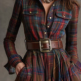 Scarlett | Belted Shirt Dress