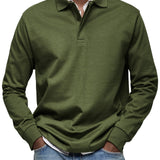 LUXURY LONG-SLEEVED POLO SHIRT