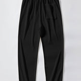 Muscle Fit Ribbed Arc Hem T-Shirt & Straight Leg Ribbed Pants