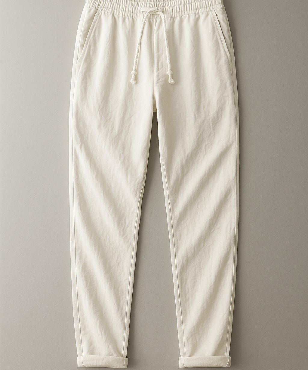 Lago - Pantalones Elegantes de Lino