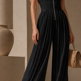 Caelia – Villa Pleated Jumpsuit