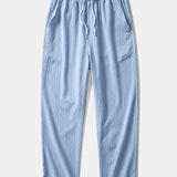 Wrinkle Textured Straight Leg Pants
