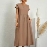 Gabrielle™ — Flowing Midi Dress with Timeless Elegance