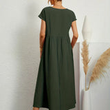 Gabrielle™ — Flowing Midi Dress with Timeless Elegance
