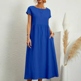 Gabrielle™ — Flowing Midi Dress with Timeless Elegance