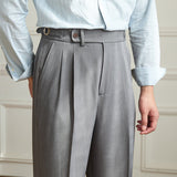 Grosseto Wide Fit Double Pleated Trousers