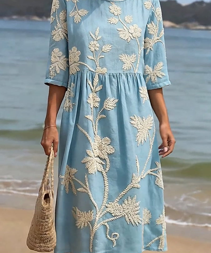 Kerry | Embroidered Vintage Dress