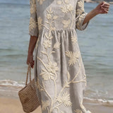 Kerry | Embroidered Vintage Dress