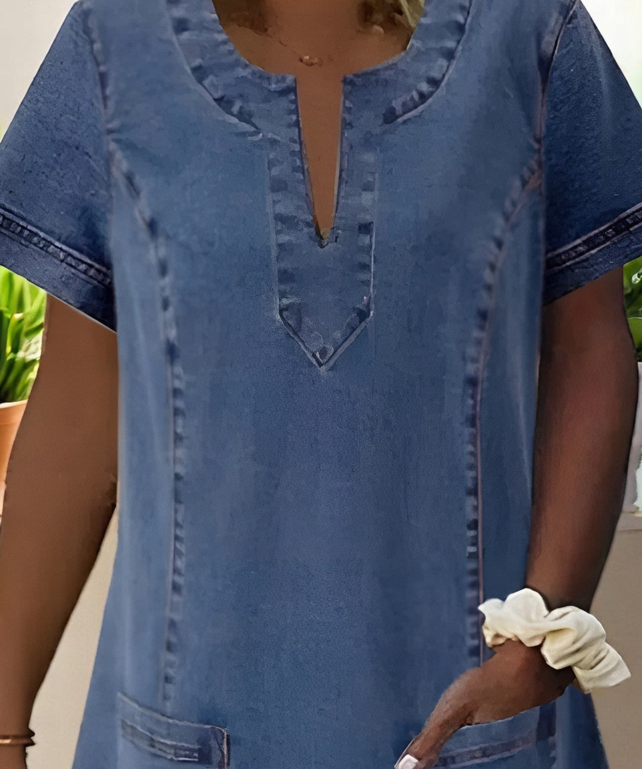 Sky - Durable Denim Dress