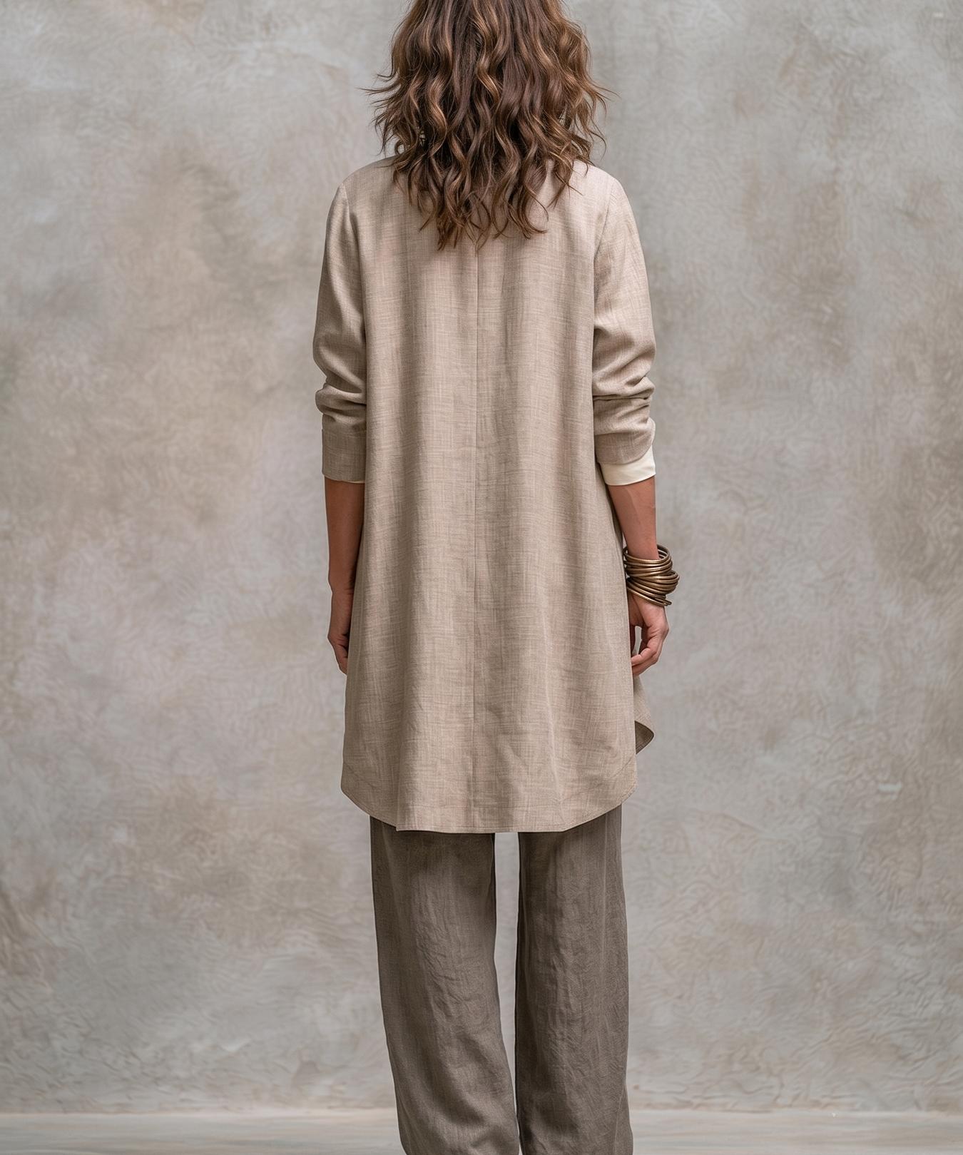 Edwina™ Three-Piece Wide-Leg Suit Set
