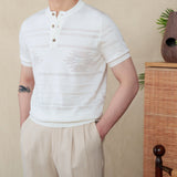 Navajo Cotton Blend Henley T-Shirt