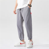 Theo - Tight-Fitting Cotton Pants