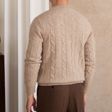 Dolomites Cable Knit Wool Blend Jumper