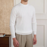 Milano Pleated Knit Cotton Jumper