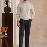 Dolomites Cable Knit Wool Blend Jumper