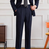 Ivy Straight Fit High Waisted Trousers