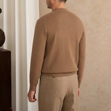 Alpina Wool Blend Long Sleeve Ribbed Jumper